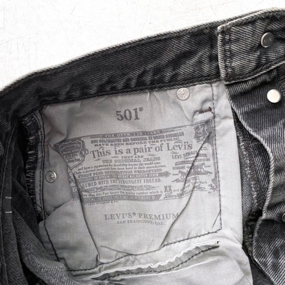 Levis Nwt Premium Denim A46990014 High Rise Tapered Leg 501 '81 Jeans 25 x 31 - Picture 6 of 6